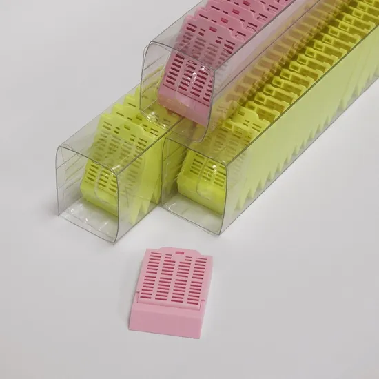 Kiv&aacute;l&oacute; minős&eacute;gű, testreszabott sz&iacute;nes biopszi&aacute;s sz&ouml;vetek be&aacute;gyaz&oacute; kazettadoboz laborat&oacute;riumhoz